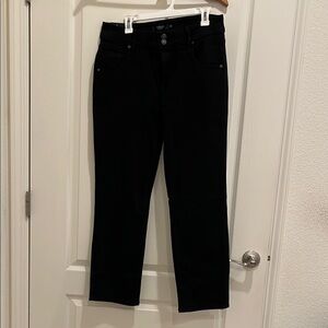 Hudson Jeans Black Straight Leg Classic Denim